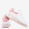 Бело-розовые кроссовки на более толстой подошве Judite - Обувь