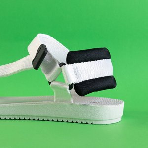 Белые женские спортивные сандалии Sprand