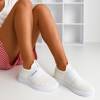 Белые женские спортивные туфли-лодочки - on Andalia - Обувь
