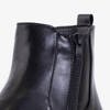 Черные женские ботинки из эко-кожи Larentina - Обувь