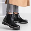 Черные женские ботинки из эко-кожи Larentina - Обувь