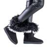 Черные женские зимние сапоги с мехом Stellai - Обувь