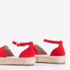 Красные женские эспадрильи на платформе Maritel - Обувь