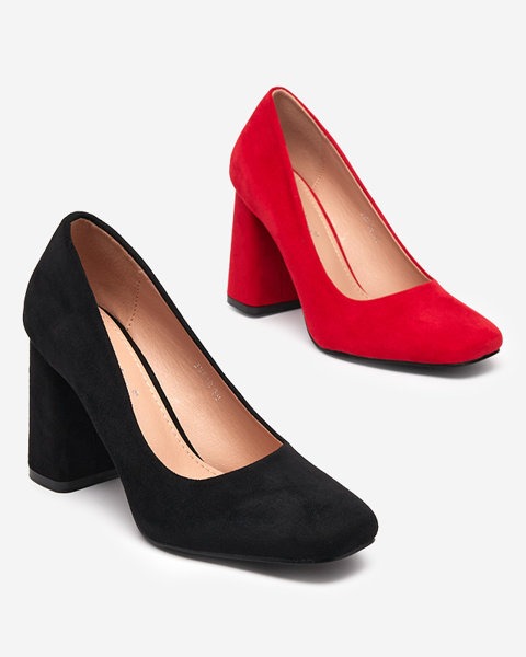 Красные женские туфли-лодочки с квадратным носком Zerila - Обувь