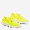 Неоново-желтые женские спортивные туфли Noven - Обувь