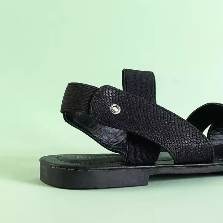 OUTLET Черные женские сандалии Velia - Обувь
