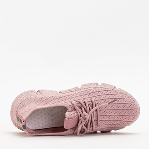 Розовые женские кроссовки Noliko