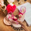 Сандалии цвета фуксии с декоративным цветком Tatia - Обувь