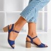 Темно-синие сандалии на высоком каблуке Loaha - Обувь