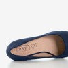 Туфли-лодочки темно-синего цвета на стойке Amelle - Обувь