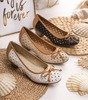 Туфли женские белые на низком столбе Irysca - Обувь