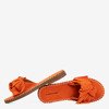 Женские оранжевые сандалии с бантом Latusa - Обувь
