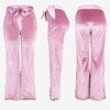 женские розовые прямые брюки - Брюки