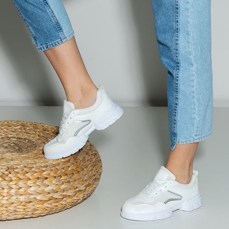 Білі жіночі кросівки Flori