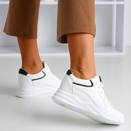 Білі жіночі кросівки на закритому клині Trixy - Взуття 1