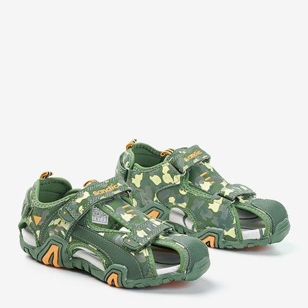 Босоніжки із зеленим камуфляжем для хлопчиків Честер - Взуття