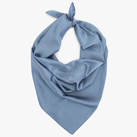 Одноколірний жіночий шарф синього кольору - Аксесуари