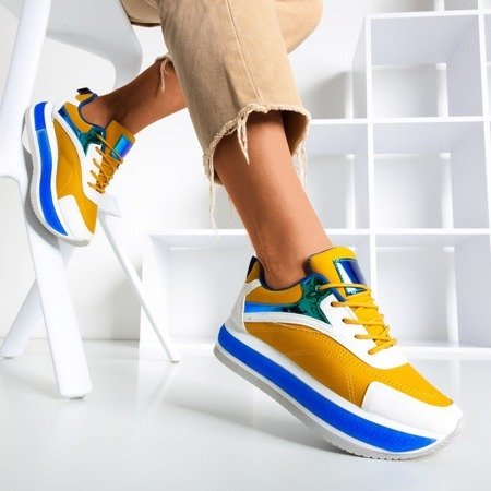 Різнокольорове жіноче спортивне взуття на товстій платформі Savssia - Взуття