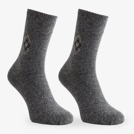 Шкарпетки чоловічі темно-сірі 3 / упаковка - Шкарпетки
