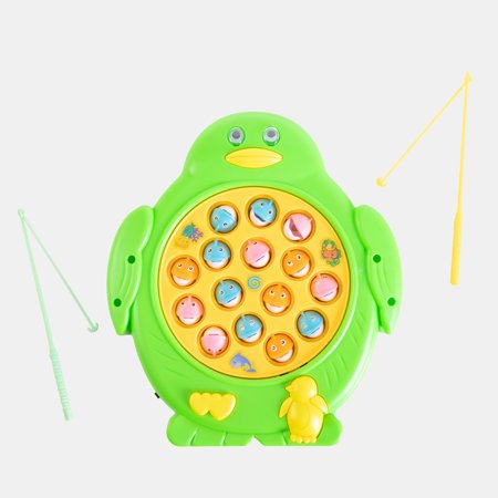 Зелена дитяча іграшка для риболовлі