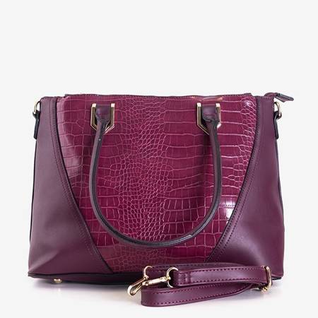 Жіноча наплічна сумка бордового кольору - Сумочки