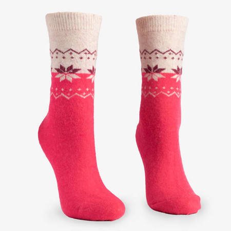 Жіночі шкарпетки Fuchsia з норвезьким візерунком 3 / упаковка - Шкарпетки