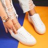 Білі кросівки на гумовій платформі Irisa - Взуття 1