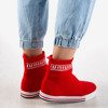Червоне спортивне взуття з декоративним носком California Love - Взуття