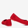 Червоні ажурні балерини Mysolva - Взуття 1