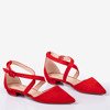 Червоні босоніжки на низьких підборах Філадельфія - Взуття 1