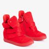 Червоні кросівки на закритому клині Брісбен - Взуття