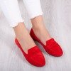 Червоні лофери з круглим носком Francis - Взуття 