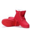 Червоні утеплені туристичні черевики Чарлі - Взуття