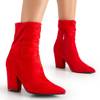 Червоні жіночі ботильйони Vacar - Взуття