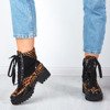 Чорні черевики з леопардовим принтом Viper - Взуття
