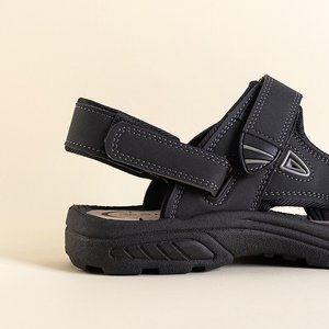 Чорні чоловічі спортивні сандалі Teri