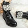 Чорні сумки з кубічним цирконієм та перлами Raziel - Взуття