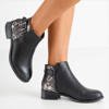 Чорні жіночі черевики на плоских підборах Fireli - Взуття