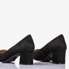 Чорні жіночі насоси на низькому посту Дай любов - Взуття 1