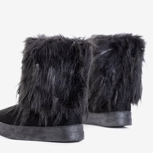Чорні жіночі зимові чоботи з прикрасами Astride - Взуття