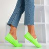 Неонові зелені жіночі кросівки в кольорових кольорах - Взуття 1