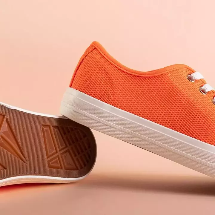 OUTLET Неонові помаранчеві жіночі кросівки Vatoa - Взуття