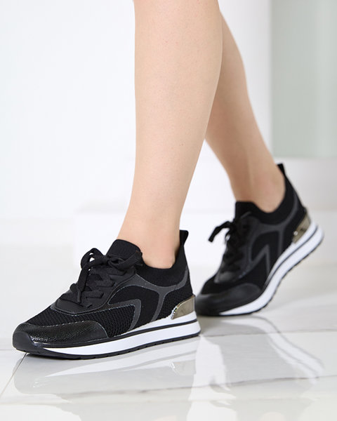 OUTLET Спортивне жіноче взуття чорного кольору Cuopi- Взуття