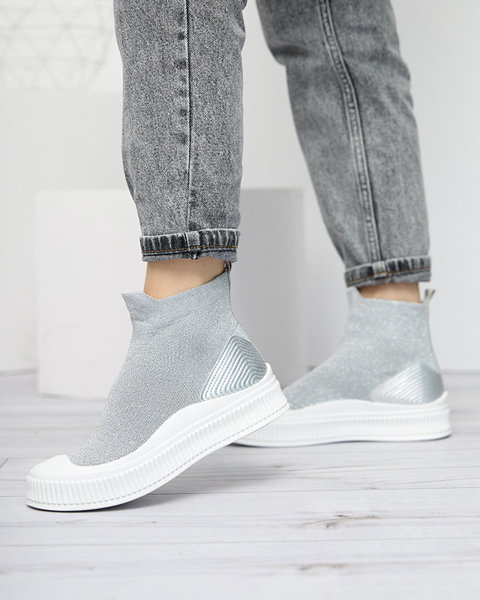 OUTLET Срібне жіноче спортивне взуття Bejoko - Взуття