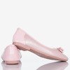 Рожеві балетки для жінок з бантом Liz - Взуття 1