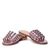 Рожеві шльопанці з струменями Icaria - Взуття 1
