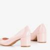Рожеві жіночі лаковані туфлі на підборах Sofronia - Взуття