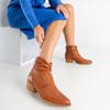 Світло-коричневі жіночі ковбойські черевики з прикрасою Adelia - Взуття