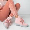 Світло-рожеві жіночі туфлі на плоскому підборі Febris - Взуття