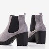 Світло-сірі жіночі черевики на підборах Umberto - Взуття